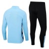 West Ham United Quarter Zip Komplet Sweatshirts 2023-24 Plava